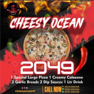 Deal 5by Cheesy Ocean Pizza, Karachi