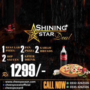 Deal 8by Cheesy Ocean Pizza, Karachi